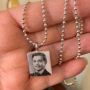 2/$12,4/$20 Clark Gable Scrabble Necklace